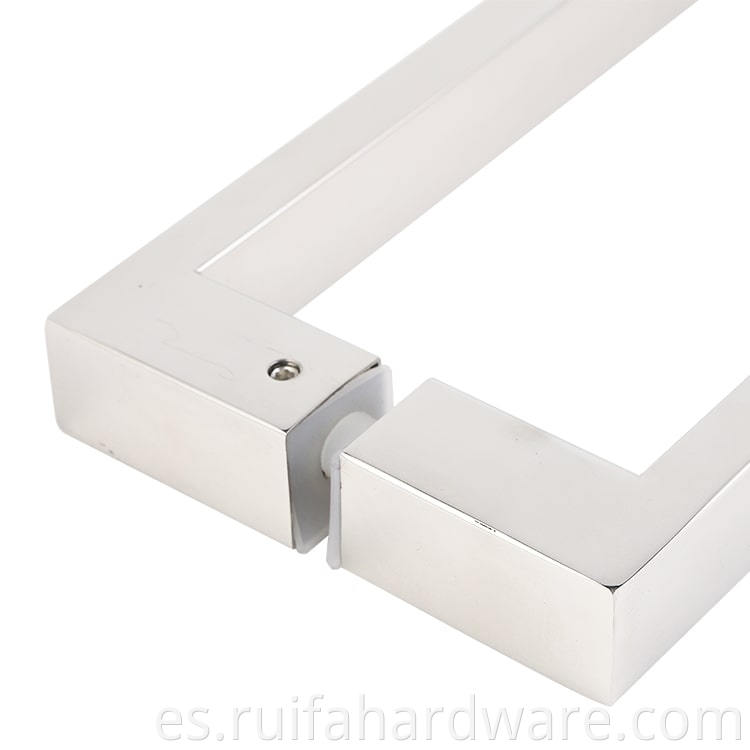 Office Stainless Steel Glass Door Handle (2)